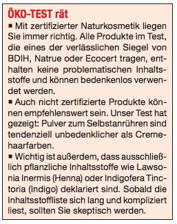 Khadi Pflanzenhaarfarbe Produkttest Des Oko Test Siegers Testbiene